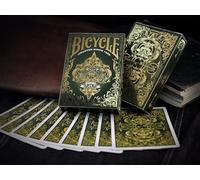 Bicycle Spirit II Limited Poker Green - Baraja de cartas premium de Gamblers Warehouse