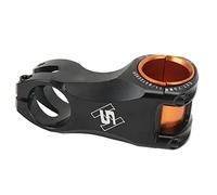 Bicycle Stem Bike Riser 70MM Ultra Light 17 Degree, Aluminum Alloy Handlebar Extender, 35MM 31.8MM Compatible for Road Bike Mountain Bike, CNC Machined Non Slip Design with (Negra)