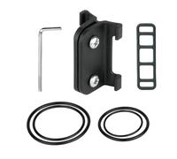 Bicycle Tag Holder - Race Number Holders | Bike Race Number Holder For Mountain And Road Bikes, PVC Waterproof Plate Mount, 1-Pack Black Seat Post Bracket With Folding Bicycle Racing Accessories