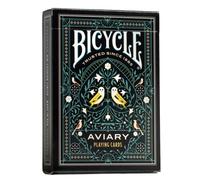 Bicycle Tiny Aviary - Baraja de Cartas de colección, Magia y cardistry. Diseño de Naipes Especial con Motivos de Aves. Tamaña Poker Standar 62 x 88.