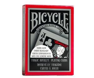 Bicycle Tragic Royalty Baraja de Cartas de Poker Fluorescentes, Unico