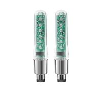 Bicycle Valve Stem Lights, Led Wheel Cap Lamps Waterproof Flashing Design