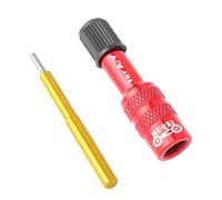 Bicycles Air Fork Front - Adaptador de válvula de horquilla delantera para bicicletas, extensor de válvula antideslizante, boquilla convertidora de extensión Prestaa, accesorios de bomba de neumáticos