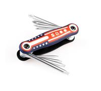 Bicycles - Kit de reparación de bicicletas multiherramienta plegable para bicicletas de montaña y carretera, portátil y fácil de transportar