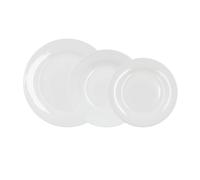Bidasoa 7709047 - Vajilla de Porcelana de 18 Piezas con Acabado Blanco