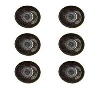 Bidasoa Elite Set 6 Bol Oval 16,5x14x7,7cm Elite Bidas 4 Piezas - 16,5x14x7,7cm Porcelana Apto Microondas Apilable