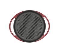 Bidasoa Fierro Asador Redondo Hierro Esmaltado 25cm Rojo