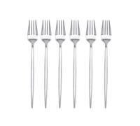 Bidasoa Fosil Set 6 Tenedores Mesa Acero Inox 19x3x2cm Acero Inox No Apto Microondas Ecológico