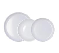 Bidasoa 5426728 - Vajilla de cerámica blanca 12 piezas 4 personas