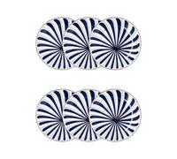 Bidasoa Oceanika Set 6 Platos Postre Porcelana 19cm Porcelana Apto Microondas Apilable