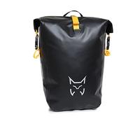 BIDDI | Alforja para bicicleta | 20 Litros | Negro | Alforja trasera | Simétrica | Ciclismo | Impermeable | Antracita | Adulto | Unisex | Para hombre y mujer