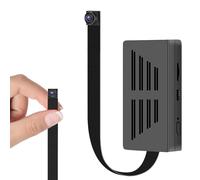 Biddsgg Mini Cámara Espía Mini Cámara 64G HD 1080P, Cámara Oculta Portátil con Detector de Movimiento,Adecuada para Monitoreo Integral en Interiores y Exteriores