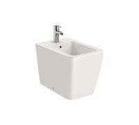 Bidé Adosado a Pared Sin Tapa con Sifón Curvo Inspira 37x56x40cm Beige Roca