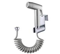 Bidé de mano pulverizador de baño con manguera de resorte soporte de pared, Closestool, cacerola de cuclillas, flor de agua, pañal de paño de limpieza para baño