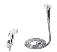 Bidé de mano pulverizador de baño, Juego de soporte de pared de rociador de ducha de bidé de ducha de mano de baño ABS multifuncional para el cuidado del cuerpo, limpieza del baño