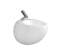 Bidé de pared LAUFEN Alessi one, 1 orificio de grifo, 390x585 mm, desbordamie...