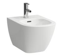Bidé de pared LAUFEN LUA, con rebosadero, 1 orificio de grifo, 360x520 mm, vá...