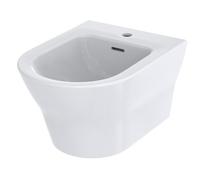 Bidé de pared TOTO MH, con orificio de grifo y rebosadero, 400x550x310mm, Cef...