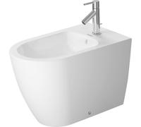 Bidé de pie Duravit ME by Starck, Back-to-Wall (adosado a la pared), alcance 600 mm, 2289103200, Color: Seda blanca mate