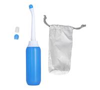 Bidé de Viaje con Botella de Lavado de Mano de Viaje con Boquilla de Pulverización Estirable Pulverizador de Bidé Portátil Mini Botella de Bidé(Azul)