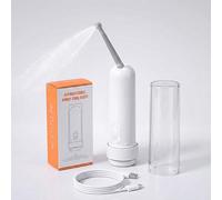 Bidé de viaje, ducha de mano plegable，bidé portátil para higiene íntima y hemorroides, 180 ml, resistencia al agua IPX7, 3 niveles de presión de agua, para limpieza personal(blanco)