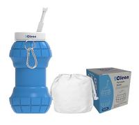 Bidé de viaje portátil plegable de 550 ml para una higiene respetuosa con el medio ambiente, perfecto para camping, al aire libre, viajes, uso musulmán, ligero y conveniente botella Peri con flujo a