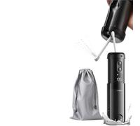 Bidé eléctrico portátil recargable, 3 modos de presión, tanque de 250 ml, 8 boquillas reemplazables, rociador de inodoro de alta presión.