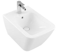 Bidé Finion de Villeroy & Boch, con rebosadero, 1 orificio de grifería, 375x560mm, 446500R1, Color: Cerámica Blanca