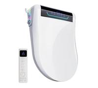 Bidé For Asiento De Inodoro Inteligente, Accesorios Baño, Calefactado, Cierre Lento, Secador Agua Caliente, Lavado Frontal Trasero Con Control Remoto Resistente Y CóModo