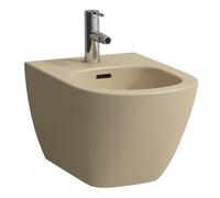 Bidé mural LAUFEN LUA, con rebosadero, 1 orificio de grifo, 360x520mm, válvulas de esquina interiores, H8300810183021, Color: Beige Bahama
