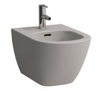 Bidé mural LAUFEN LUA, con rebosadero, 1 orificio de grifo, 360x520mm, válvulas de esquina interiores, H8300810373021, Color: Manhattan