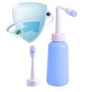 Bidé portátil - Bidé de viaje de mano de 6.69 x 2.76 pulgadas, botella de spray para inodoro, fuerte presión, herramienta de limpieza de higiene personal para embarazadas | Accesorios de viaje para