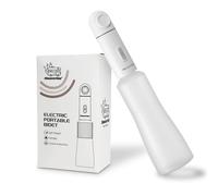 Bidé portátil, bidé portátil eléctrico, bidé portátil con bolsa de viaje, se adapta a la mayoría de las botellas de agua, se puede utilizar 65 veces con una carga completa