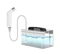 Bidé portátil de 2,3 l for hombre y mujer, pulverizador de ducha eléctrico de viaje con modos de presión for higiene personal.(White)
