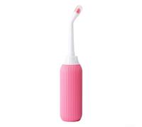 Bidé portátil Higiene Personal Squeeze Bottle 500Ml EVA Limpieza suave para el cambio de pañales del bebé Cuidado posparto Viajes Uso al aire libre Rosa Verde Mango ligero (Rosa)