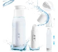Bidé portátil - Mini bidé de viaje personal plegable de mano con 1 opción de presión, pulverizador eléctrico, inodoro para limpieza de higiene personal, cuidado posparto calmante