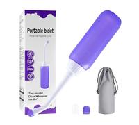Bidé portátil para viajar - Pulporfador ligero de 400 ml portátil | Irrigador de higiene de inodoro, dispositivo de cuidado personal, limpiador de zona privada, rociador de bidé de viaje,