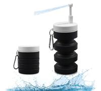 Bidé portátil plegable de mano con boquilla retráctil y ajustable en ángulo, gancho, 300 ml, botella Peri de silicona para limpieza de higiene personal, camping al aire libre y viajes, pulverizador de