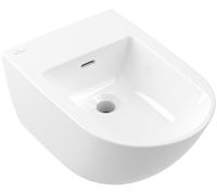 Bidé Subway 3.0 de Villeroy & Boch, ovalado, suspendido, 1 orificio de grifería, con rebosadero, 560x375x270mm, 447000R1, Color: Cerámica Blanca