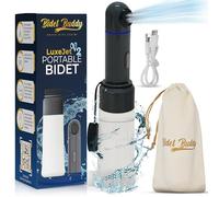 Bidet Buddy™ LuxeJet V2- Bidé portátil, bidé de viaje, bidé portátil de 350 ml para viajes, bidé portátil de mano, bidé portátil para mujeres y hombres, bidé de viaje eléctrico