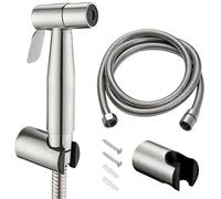 Bidet Handbrause Set, Edelstahl 304 Handbrause Toilette mit 150cm Brauseschlauch, Hand Bidet Sprayer mit Wandmontage für Waschbecken Bad Küche