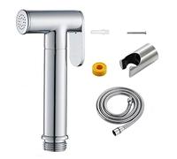 Bidet Handheld Water Sprayer Ducha de mano for uso en inodoro Shower for con manguera Latón Paño agua fría Kit rociador pañales, Rose Gold(Chrome)