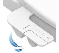 Bidet para WC Bidet para Inodoro No Eléctrico,doble boquilla, accesorio de bidé, ahorro de papel, fácil control, taharet (blanco)