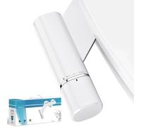 Bidet para WC - Inodoro, No Eléctrico, Ducha Adaptador Doble Boquilla de Latón, con Chorro de Agua, acabado Cepillado - Bidet Higienicas para WC, Accesorios de Completos