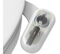 Bidet para WC izquierdo - Retráctil autolimpiable bidé no eléctrico con, boquilla doble bidé, accesorio de limpieza delantera y trasera, accesorio de inodoro (Manguera de 1 metro)