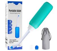 Bidet Portátil, Limpieza Higiénica 500ML Botella de Bidé de Viaje para el Cuidado Personal, Botella Peri de Gran Capacidad, Botella Perineal Postparto para Ducha íntima y Glúteos,Verde