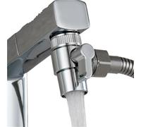 Bidet Sprayer Kit With 1.5m Hose And Holder, With 3-way Faucet Diverter G1/2 M22-24