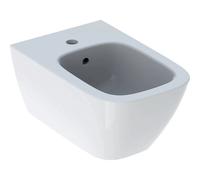 Bidet Suspendido Geberit Smyle Square 500.209.01.1 Con Fijación Oculta Blanca