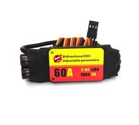 Bidireccional ajustable 12 A, 20 A, 40 A, 60 A, 80 A, 100 A, salida UBEC sin escobillas para aviones, barcos, hélice subacuática, motor sin escobillas