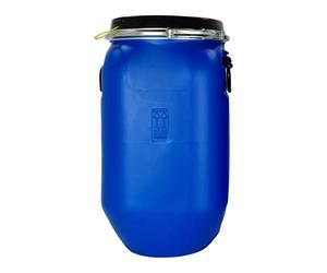 Bidón 30 Litros Cierre Ballesta Hermético de Plástico con Asas, para productos químicos y uso alimentario, estanco, Homologado ADR. (1 Unidad)